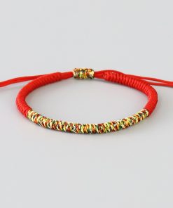 Bracelet tibétain tissu