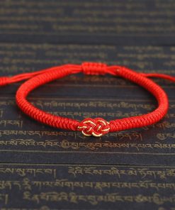 Bracelet Spirituel Tibétain rouge