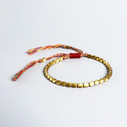 Bracelet perle de cuivre tibétain