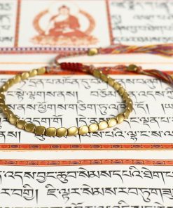 Bracelet perle de cuivre tibétain