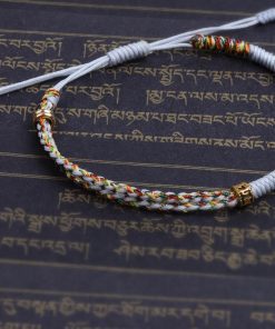 Bracelet Spirituel tibétain pour Homme et Femme blanc