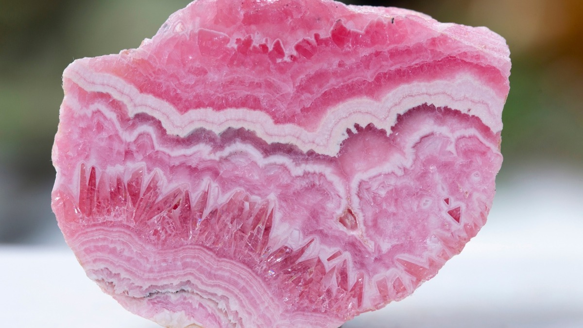 Pierre rhodochrosite